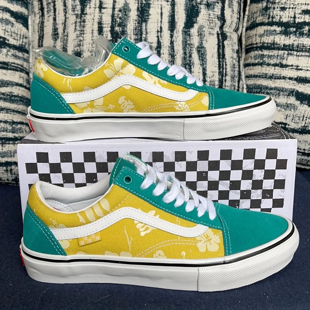 Vans Skate Old Skool Aloha Marine/Gold WMNS - Picture 2 of 16
